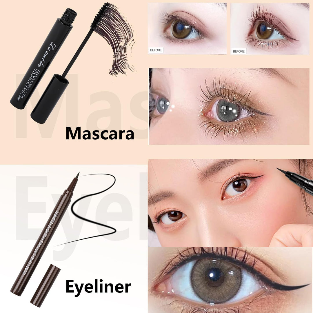 Delymol Kit de maquillaje todo en uno para niñas adolescentes, somb...