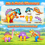 GobiDex Juguetes magnéticos de dinosaurios para niños de 3 a 5 años