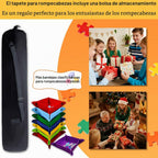 Alfombrilla enrollable para rompecabezas de 2000 piezas, bolsa de