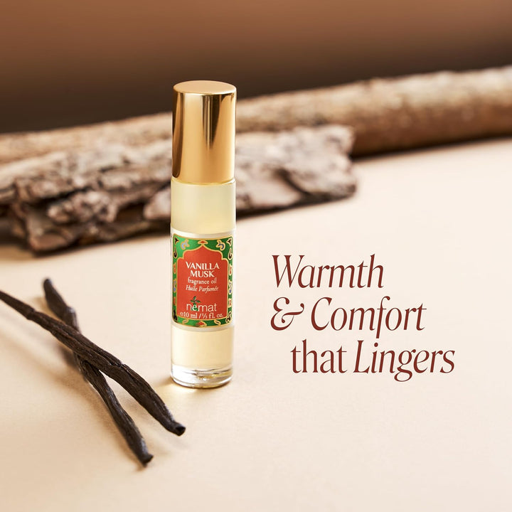 Aceite de Perfume de Vainilla y Almizcle Roll-On - Aceite de Fragan...