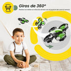 Holy Stone Mini Drone para Niños y Principiantes, Cuadricóptero Interior y Exterior para Niños y Niñas con Auto Hover, Vueltas 3D, 3 Baterías, Modo Sin Cabeza, Excelente Juguete de Regalo de Pascua para Niños y Niñas, HS210 Verde
