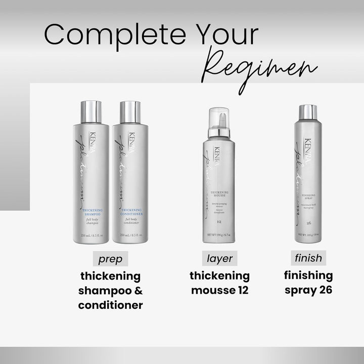 Kenra Platinum Thickening Mousse 12 | Moldeador voluminizador | Aña...