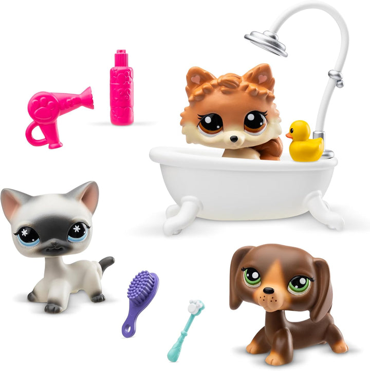 Littlest Pet Shop - Paquete de juego de spa de aseo