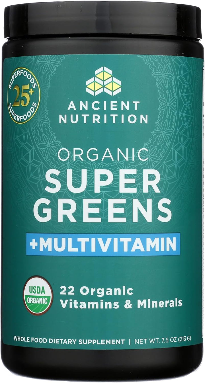 Ancient Nutrition, Vitamina en polvo, una botella hecha de frutas r...