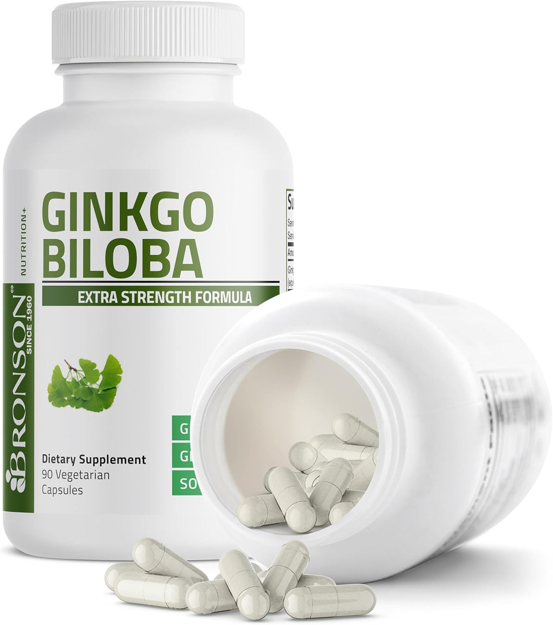 Bronson Ginkgo Biloba Extra Strength Apoya la función cerebral y la...