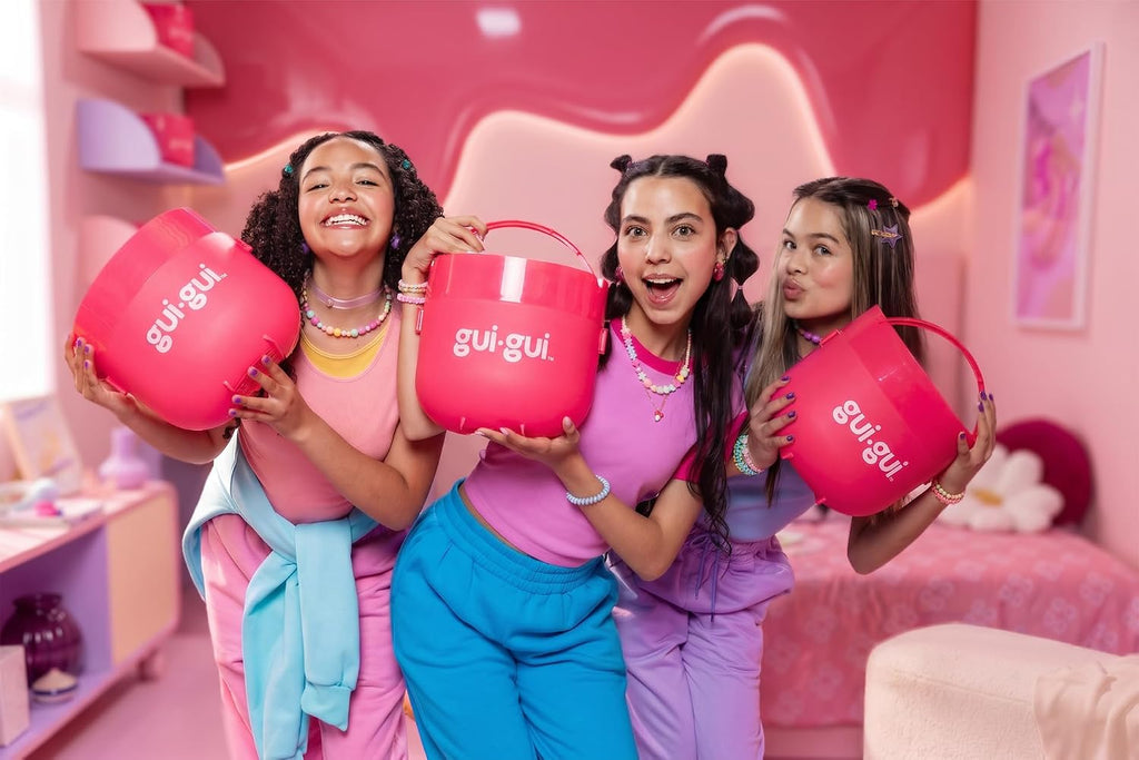 GUI GUI Mega Slime Haul, 5 limos perfumados, más de 50 piezas, juguetes
