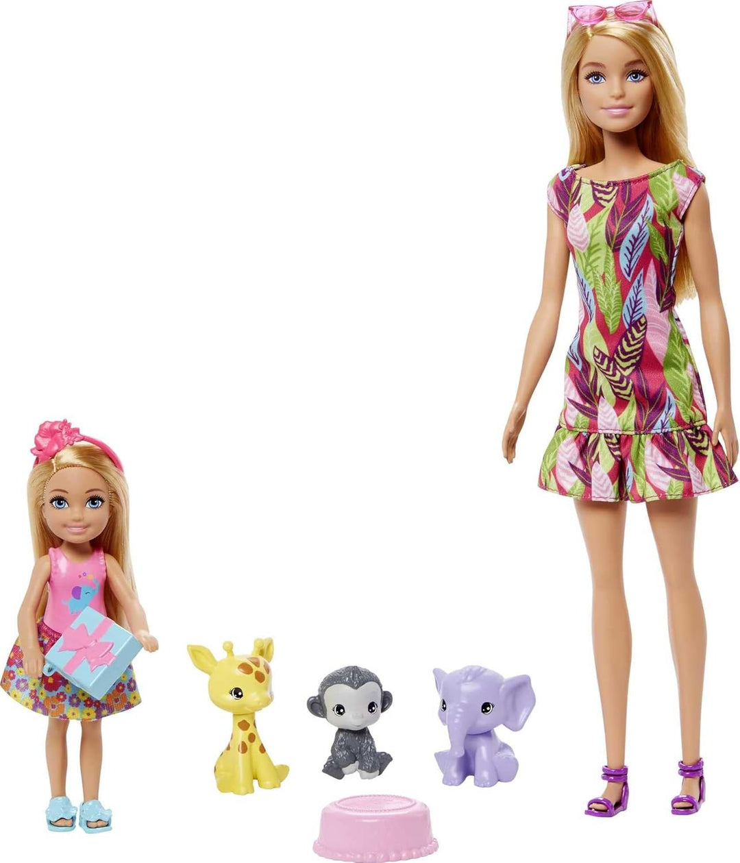 Barbie y Chelsea The Lost Birthday Playset Chelsea Dolls, 3 mascota...