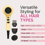 L'ANGE HAIR Secador de pelo iónico PowerStyle Turbo | 1875W de...