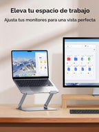 UGREEN Soporte portátil para computadora portátil para escritorio, soporte