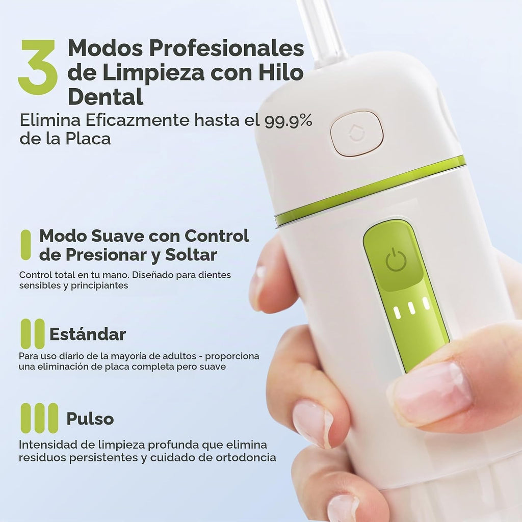 Flosser Go (PE) - Irrigador de agua inalámbrico portátil