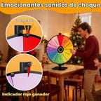 Rueda giratoria de 24" con soporte de metal resistente