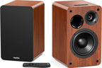 Saiyin – Altavoces Bluetooth para estantería de libros, bocina de monitor de estudio con woofer de 5.2 pulgadas, tweeter de cuerno y entradas ópticas RCA, salida de línea de subwoofer para tocadiscos.