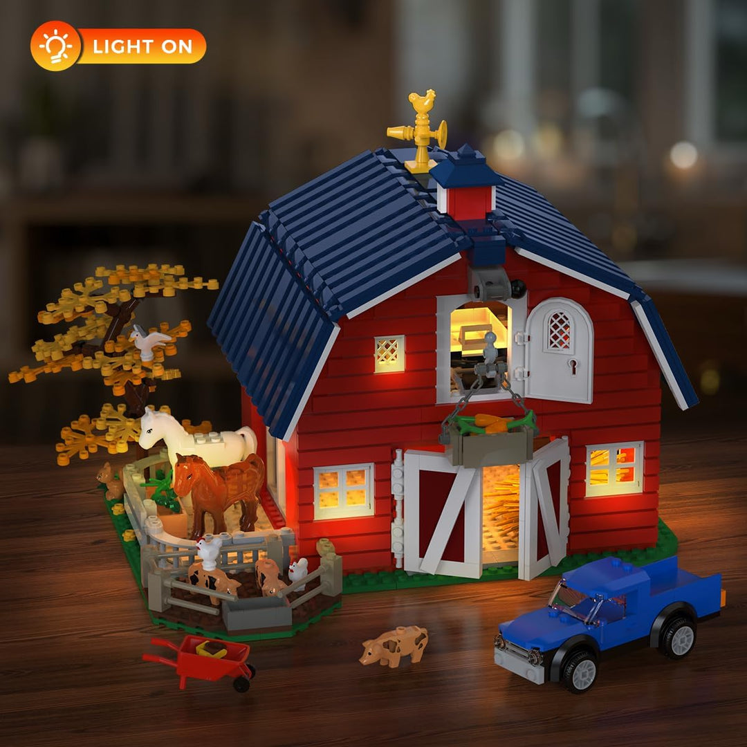 Western Farm - Juego de construcción de casa de granero