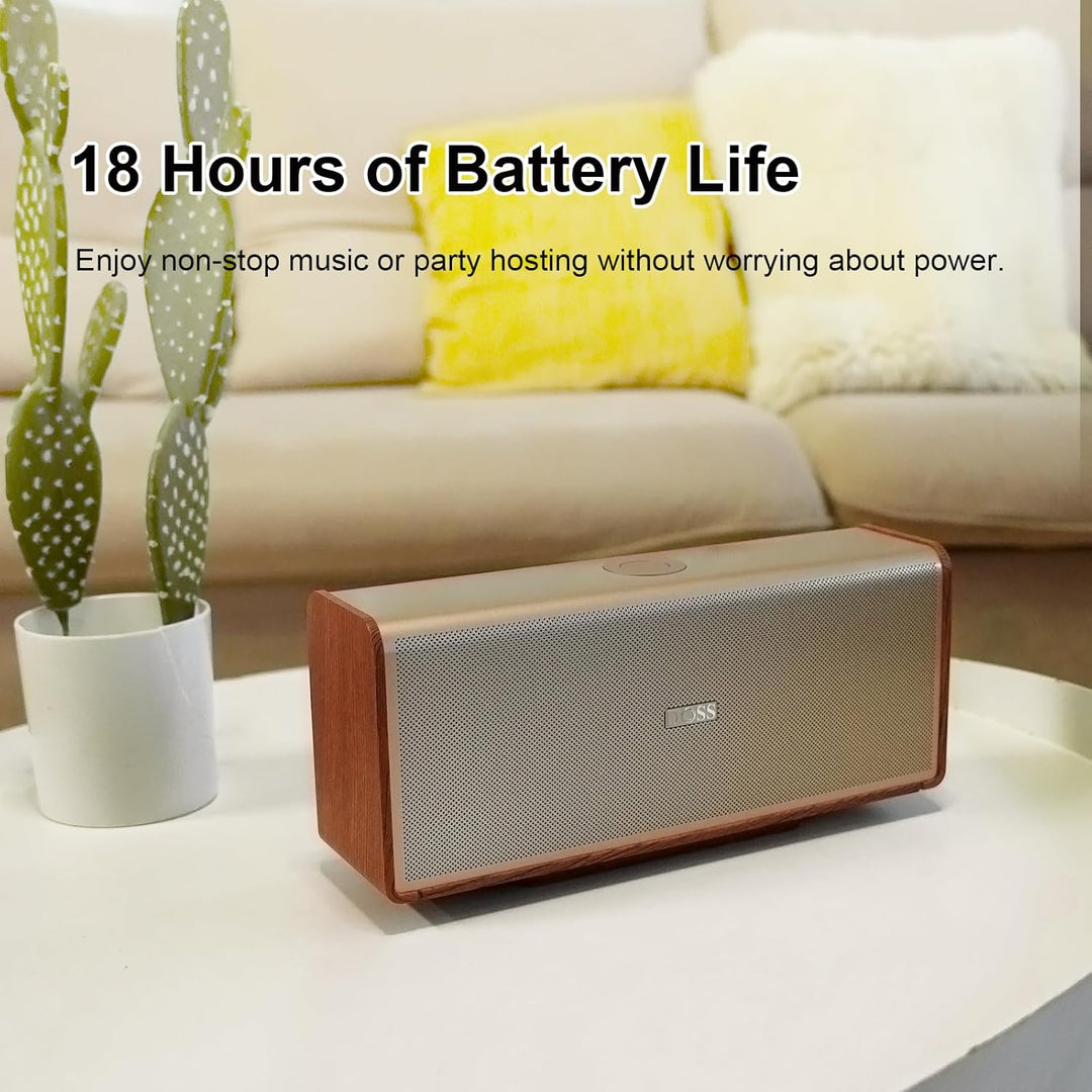 DOSS SoundBox Ultra - Altavoz Bluetooth con audio de 2.1 canales, s...