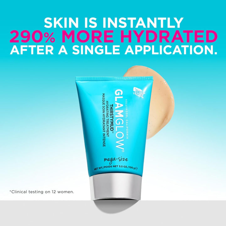 Mascarilla facial con tratamiento hidratante Glamglow THIRSTYMUD |...