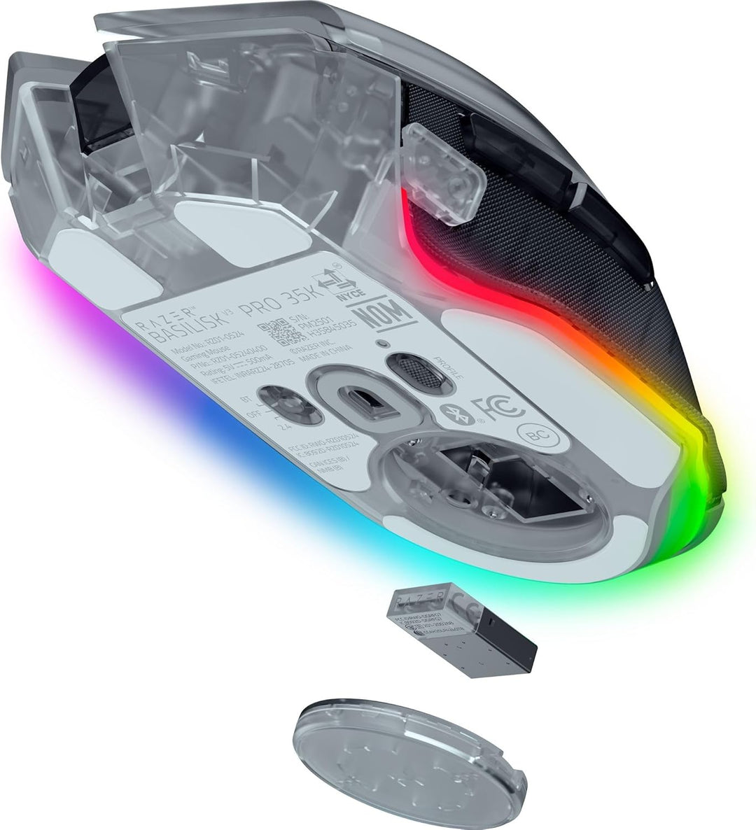 Razer Basilisk V3 Pro 35K ratón inalámbrico para gaming: rueda incl...