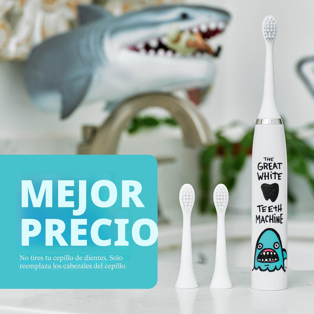 Made by Dentists Cepillo de dientes eléctrico para niños, cepillo d...