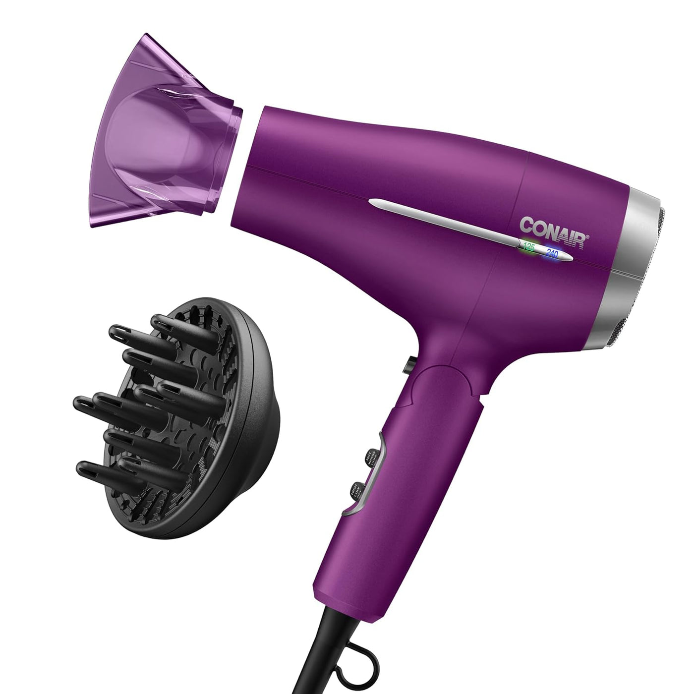 Conair Worldwide Secador de pelo con mango plegable con concentrado...