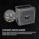 Thermaltake GF1 (2024) Fuente de alimentación ATX completamente mod...