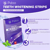 Tiras blanqueadoras de dientes moradas - 32 tiras blanqueadoras de...