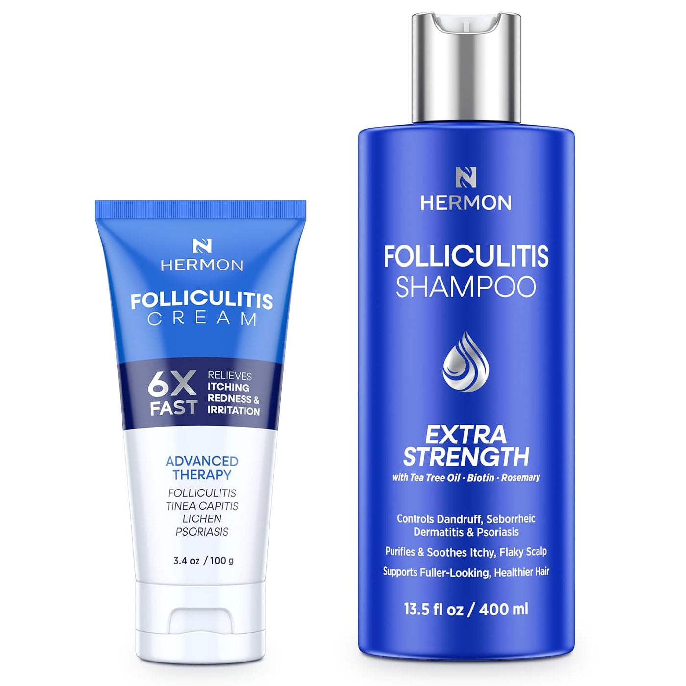 Hermon Tratamiento de la foliculitis (crema y champú para foliculitis)
