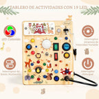 Joyreal - Tabla de madera para niños, juguetes Montessori para niños de 1