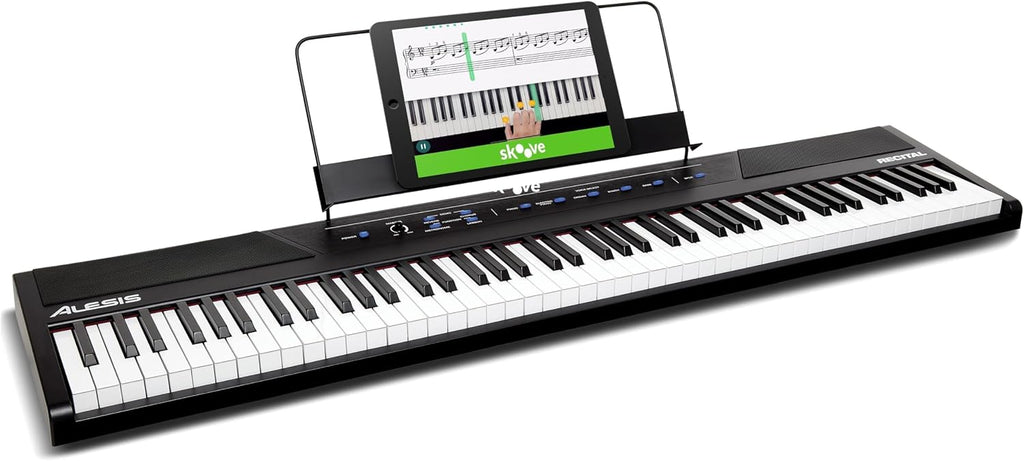 Alesis Recital Piano Digital de 88 Teclas Semi-ponderadas