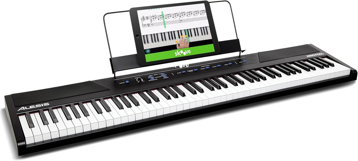 Alesis Recital Piano Digital de 88 Teclas Semi-ponderadas