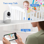 HelloBaby Pantalla grande IPS de 6 pulgadas, monitor de video