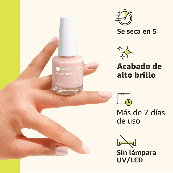 Dazzle Dry recubrimiento de base de uña | Paso 4 del sistema de 4 p...