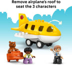 LEGO DUPLO Town - Juguete de construcción por primera vez en el aeropuerto, juego de aprendizaje para niños y niñas a partir de 1.5 años, los más pequeños usan bloques de construcción para explorar emociones, idea de regalo para niños pequeños para cumple