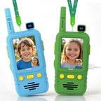 Aikmi Walkie Talkies de video para niños, juguete para niño y niña, azul y