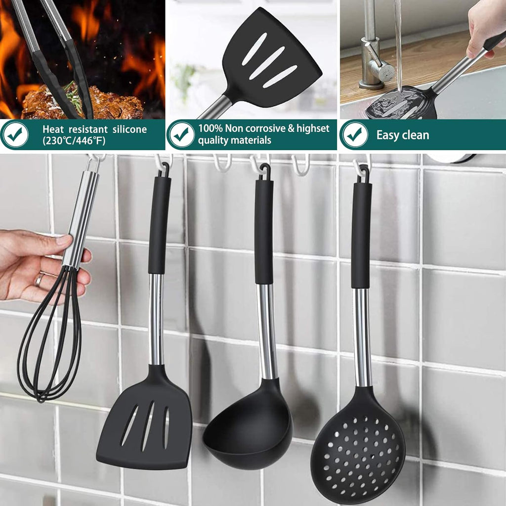 Umite Chef Juego de utensilios de cocina, 15 utensilios de cocina de