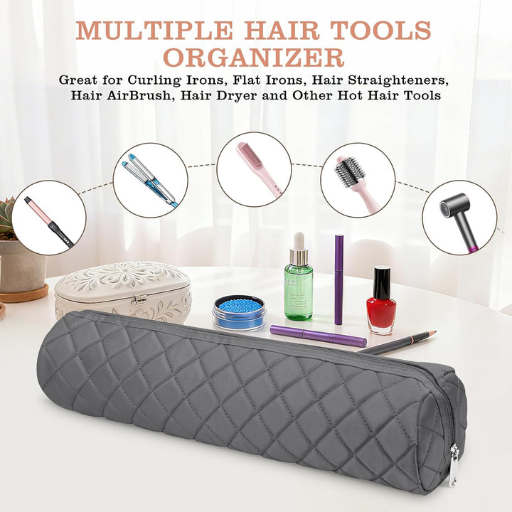 Suafrnut Bolsa Organizadora Grande para Herramientas de Cabello Cal...