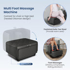 COMFIER Masajeador Shiatsu para pies y pantorrillas con calor, otomano 2 en