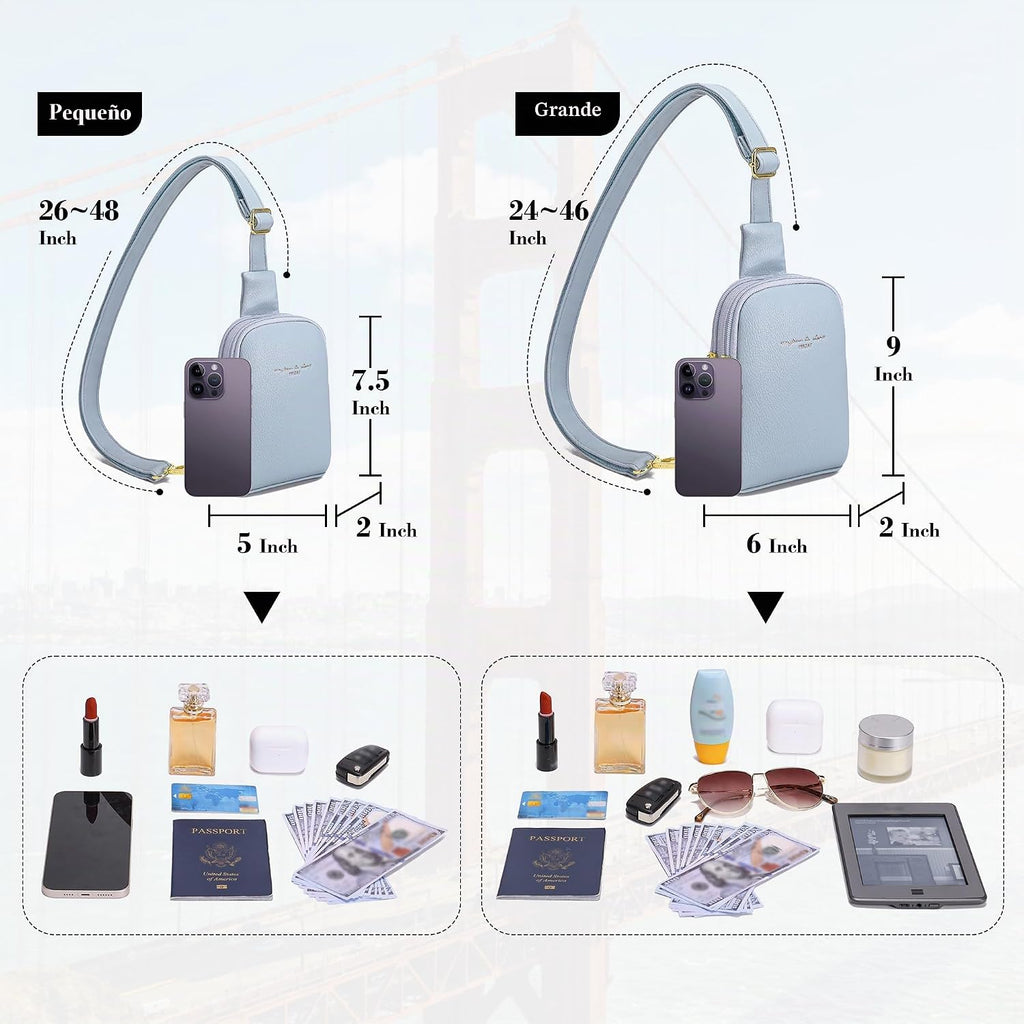 Bolsos cruzados pequeños para mujer, bolso bandolera mini para viaje