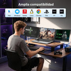 FEZOBR Extensor de pantalla para laptop, monitor portátil triple ul...