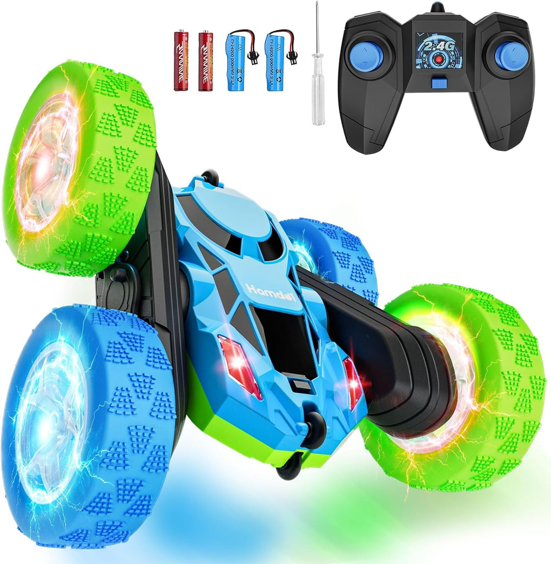 Hamdol Coches de juguete RC para niños de 6 a 12 años, auto girator...