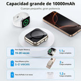 ummz Paquete de batería MagSafe de 10000 mAh, cargador portátil mag...
