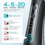 COSLUS ADA Aceptado C50 Water Dental Flosser, 4 modos 5 niveles de...