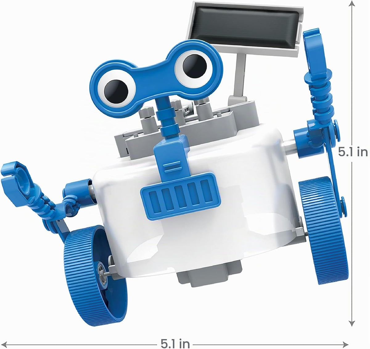4M Robot Green Science Rover - Kit de construcción STEM híbrido de batería