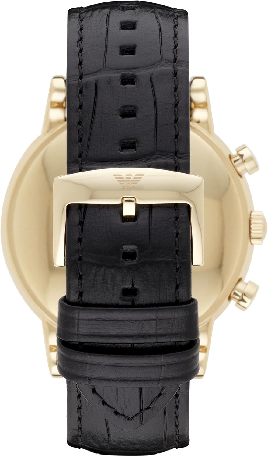 Reloj Emporio Armani para hombre de tres manecillas, automático o cronógrafo, con correa de acero inoxidable o cuero