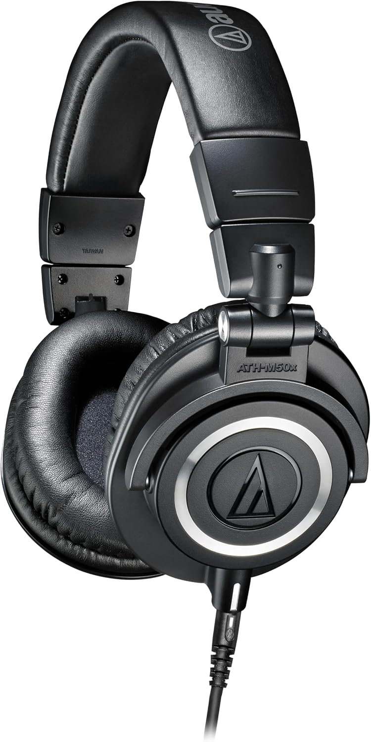 Audio-Technica ATH-M50X - Auriculares profesionales para monitor de estudio