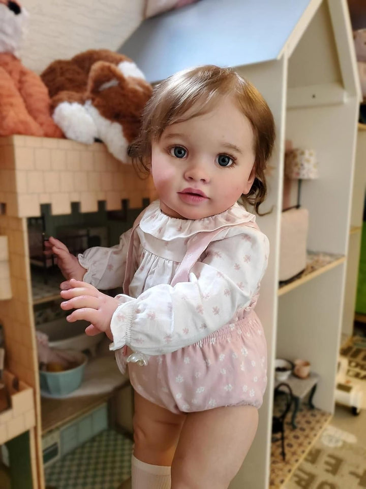 KAWAYII Muñeca de bebé Reborn de 26 pulgadas, muñeca de princesa re...