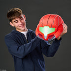 Club Mocchi- Mocchi- Metroid Prime Peluche - Casco de Samus - Peluche con Licencia Oficial con Detalles Auténticos - Mercancía de Videojuegos y Decoración de Sala de Videojuegos para Adolescentes