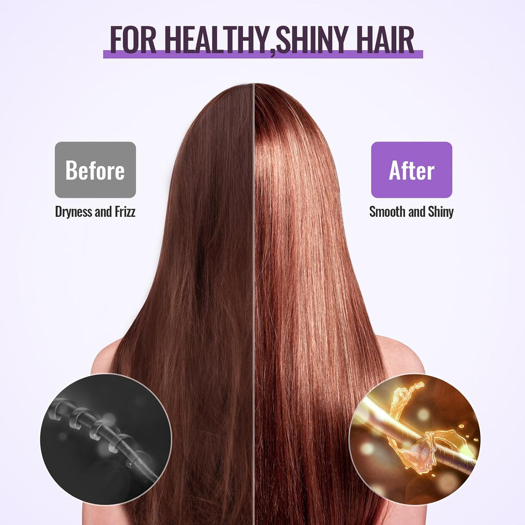 WISDAS Plancha inalámbrica para el cabello y rizadores, placa de ce...