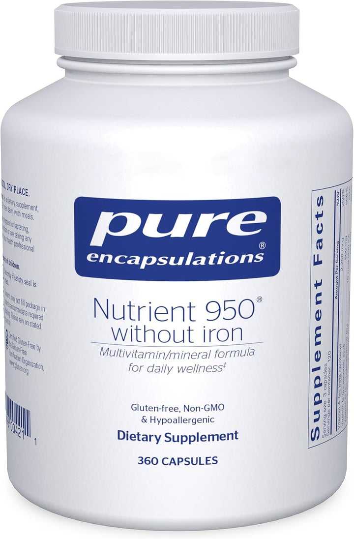 Pure Encapsulations Nutrient 950 sin hierro | Suplemento para apoya...
