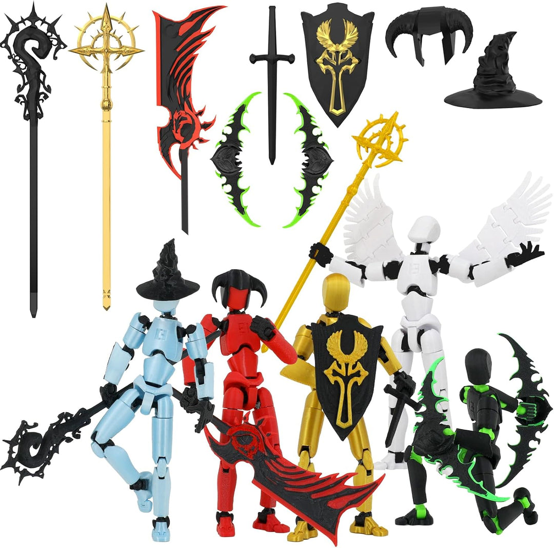 Qoopower T13 Titan 13 Figura de acción ensamblada completa, paquete...