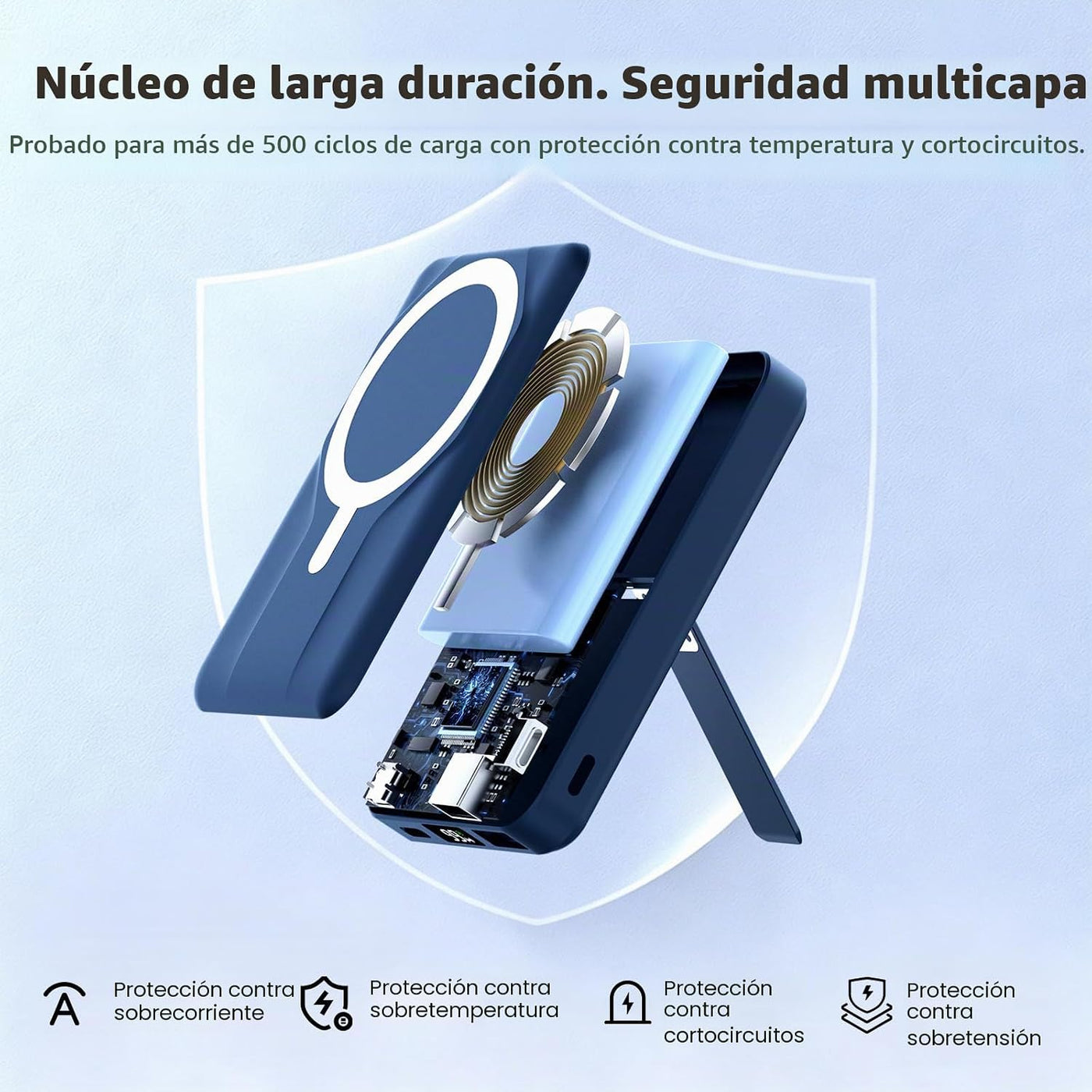 Azmuth Banco de energía magnético, 10000 mAh para batería MagSafe,...