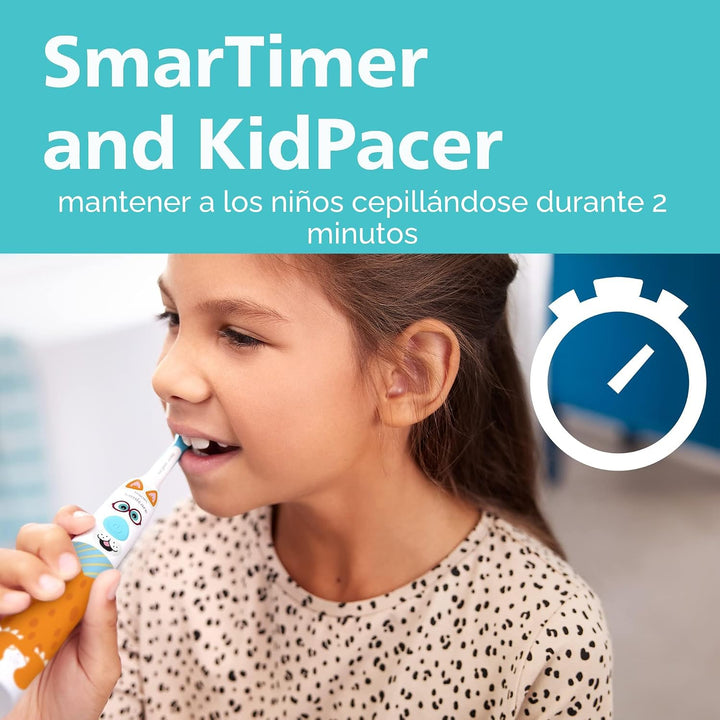 Philips Sonicare for Kids Diseña una Edición Mascota, Eléctrico con...